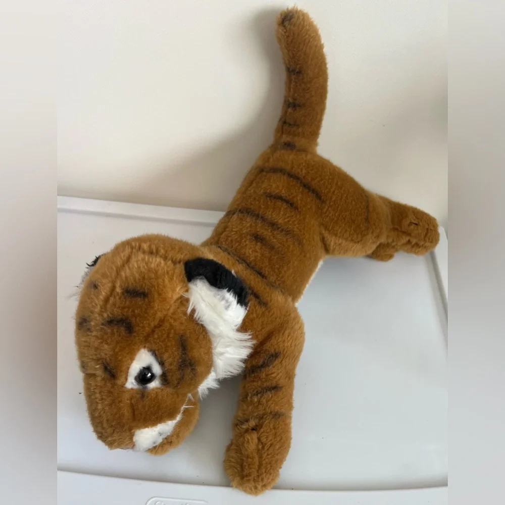 Vintage Animal Alley Toys R Us Bengal Tiger 16 inch Plush Stuffed Animal Toy